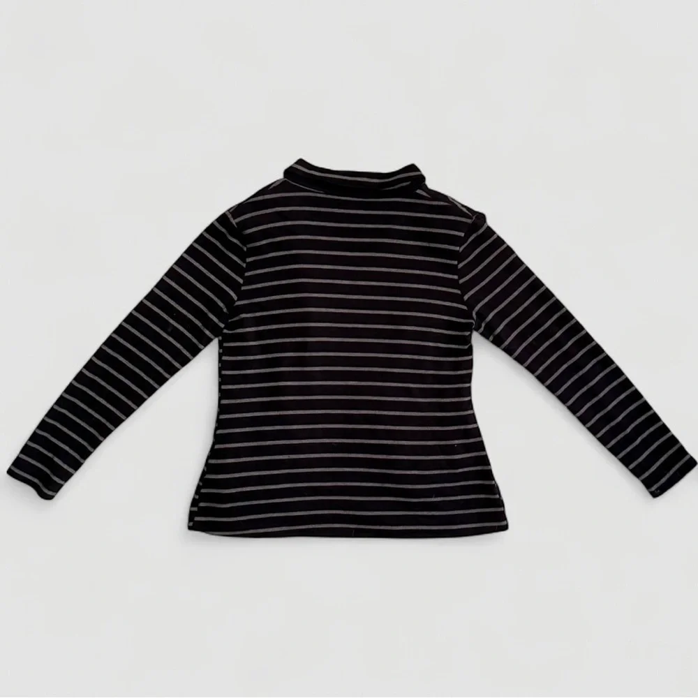 Tart Maternity Black and Gray Striped Jersey Blazer | Size Medium - Picture 2 of 4